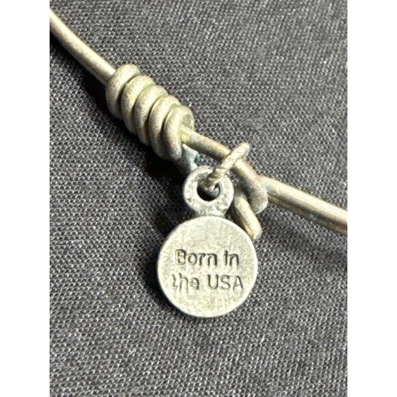 Silver-Tone Hamsa Hand Bangle Bracelet By L+D - Picture 7 of 7